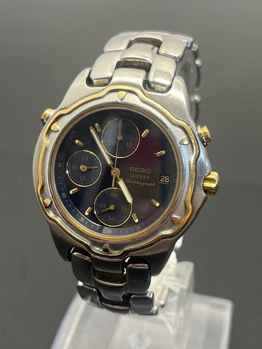 SEIKO 7t27-6000 Quartz Men's Watch — Japanese