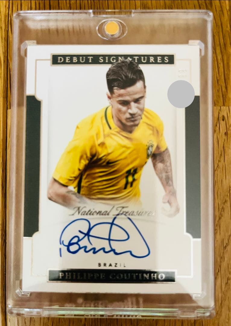 Brazil National Team Filipe Coutinho On-Card Autograph — Japanese