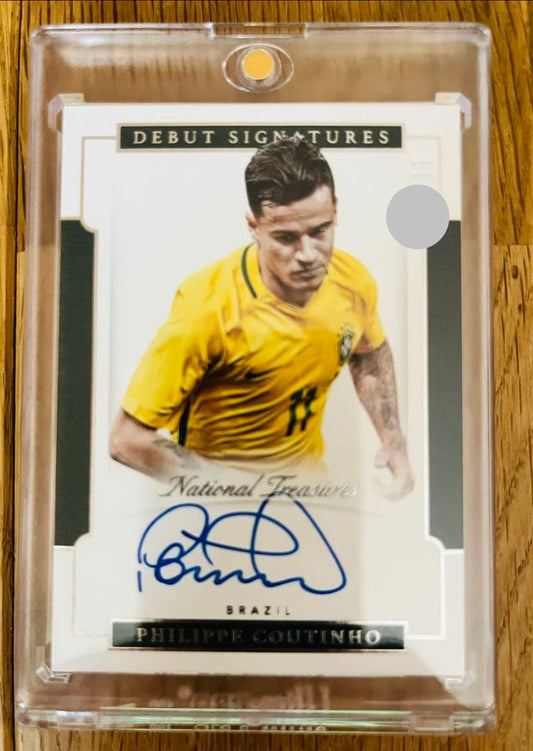 Brazil National Team Filipe Coutinho On-Card Autograph — Japanese