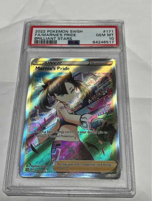 PSA 10 Pokemon Marnie's Pride — English