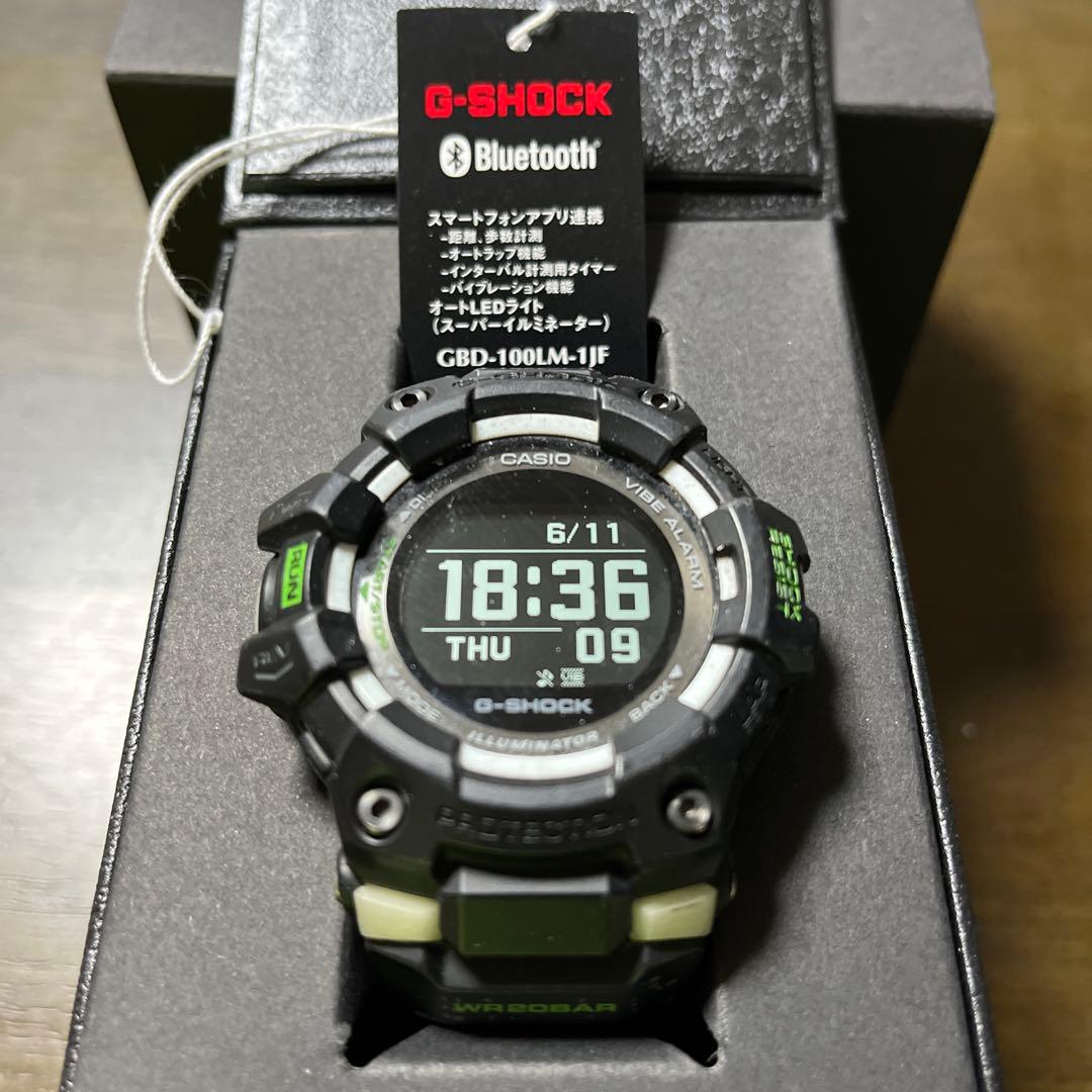 CASIO GBD-100LM-1JF Digital Men's Watch — Japanese