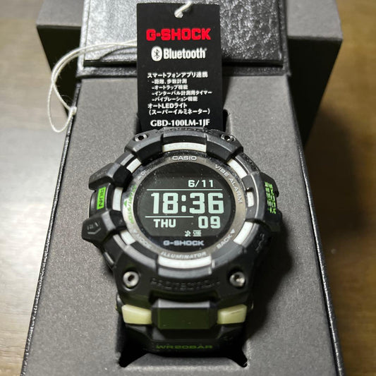 CASIO GBD-100LM-1JF Digital Men's Watch — Japanese