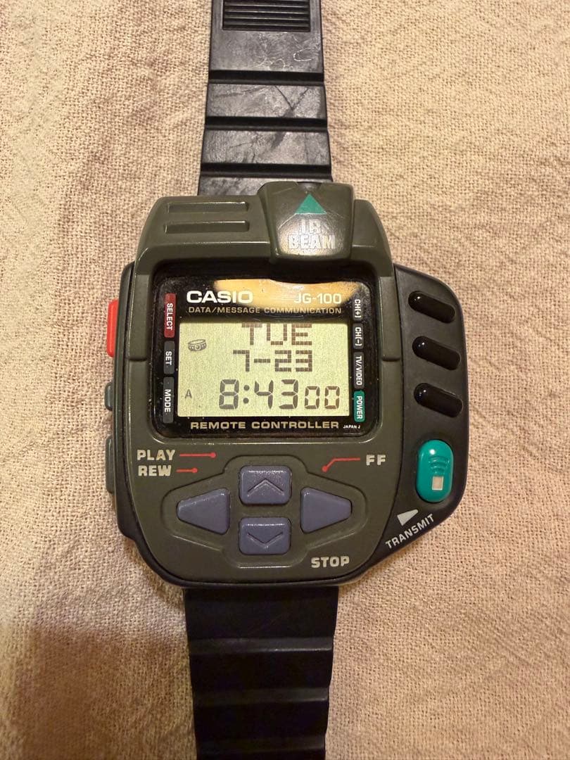 CASIO JG-100 Digital Men's Watch — Japanese