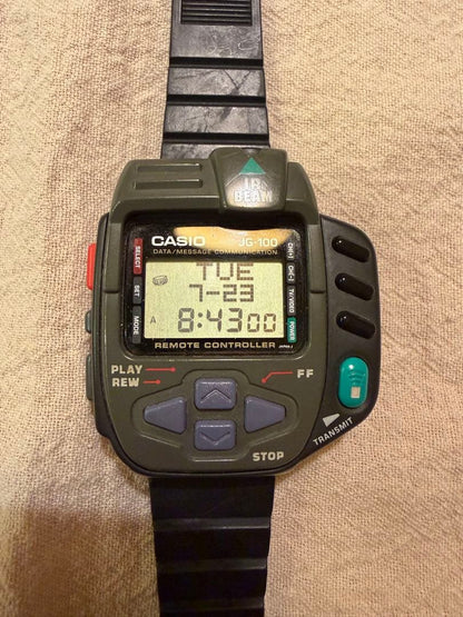 CASIO JG-100 Digital Men's Watch — Japanese