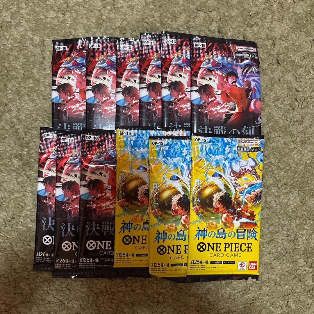 One Piece One Piece Card God Island Adventure 3 Pack Clash of Time 9 Pack Pack — Japanese