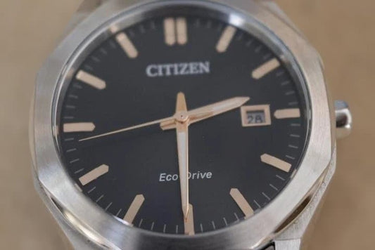 Citizen E168-0BD0 Solar Men's Watch — Japanese