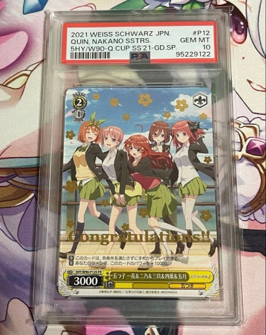 PSA 10 The Quintessential Quintuplets: Ichika, Nino, Miku, Yotsuba & Itsuki — Japanese