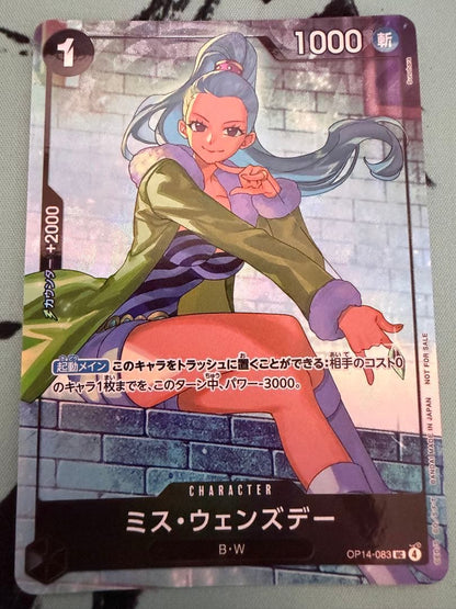 One Piece Miss Wednesday Matching Battle Promo — Japanese