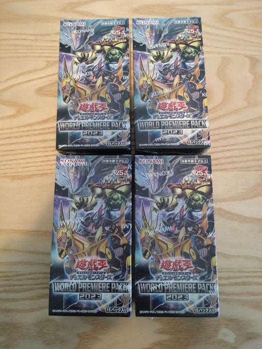 Yu-Gi-Oh 4BOX WORLD PREMIERE PACK 2023 Box BOXWORLD — Japanese