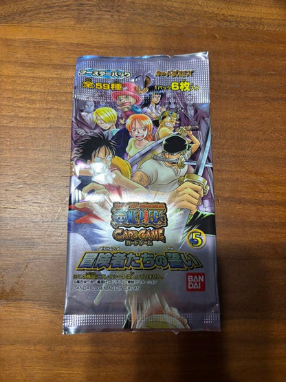 One Piece One Piece Card Game: Adventurers' Pledge Booster Pack Pack — Japanese