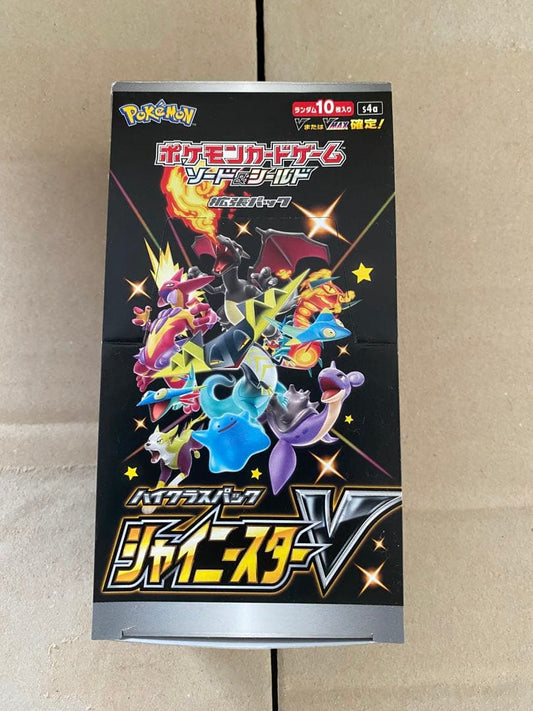 Pokemon Shiny Star V Pokémon Card Box Sword & Shield High Class Pack Box — S High Class Pack Shiny Star V — Japanese