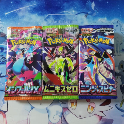 Pokemon Inferno X Munikis Zero Ninja Spiner Pack — Japanese