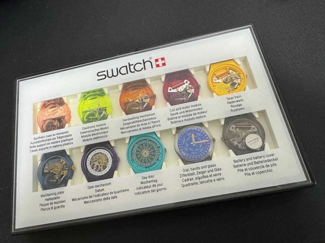 swatch 製造工程ディスプレイボックス Men's — Japanese