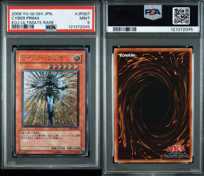 PSA 9 Yu-Gi-Oh Cyber Prima — Japanese