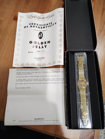 swatch Golden Jelly 1992 Quartz Men's — Japanese