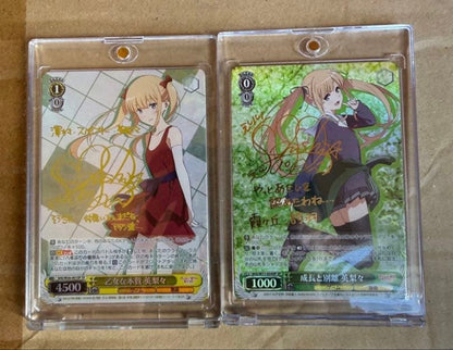 Weiss Schwarz Saekano: How to Raise a Boring Girlfriend – Erii’s Growth and Separation Signatu — Japanese