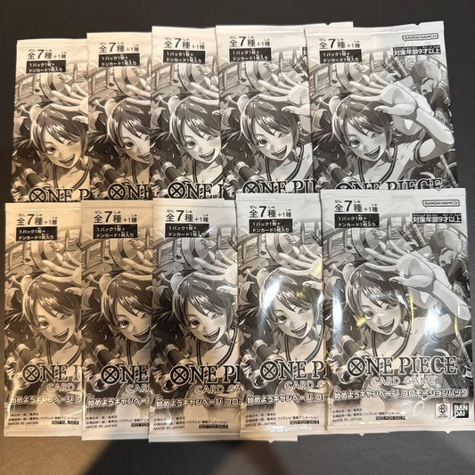 One Piece One Piece Card Game Let's Start Campaign Promo Pack 10 Pack Pack — Japanese