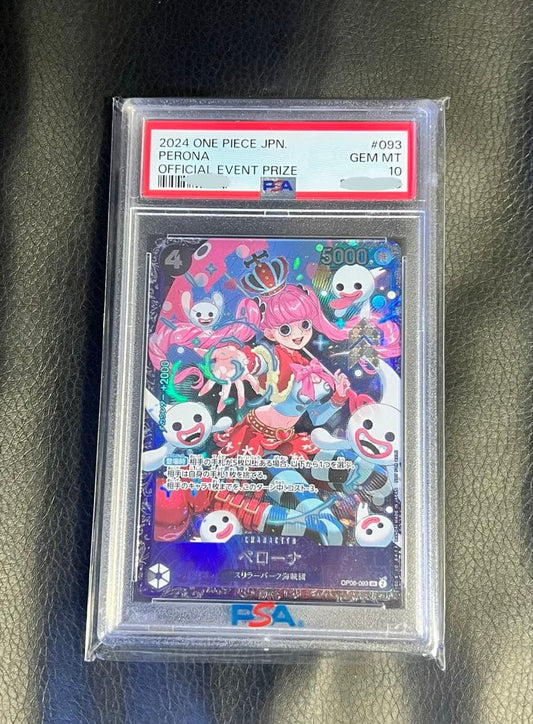 PSA 10 One Piece Perona SR — Championship Promo (Flagship Battle Award Promo) — Japanese