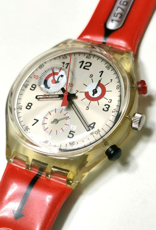 swatch Chrono Time To Call Quartz Men's — Japanese