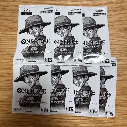 One Piece One Piece Card Treasure Campaign 7 Pack Set Pack — Japanese