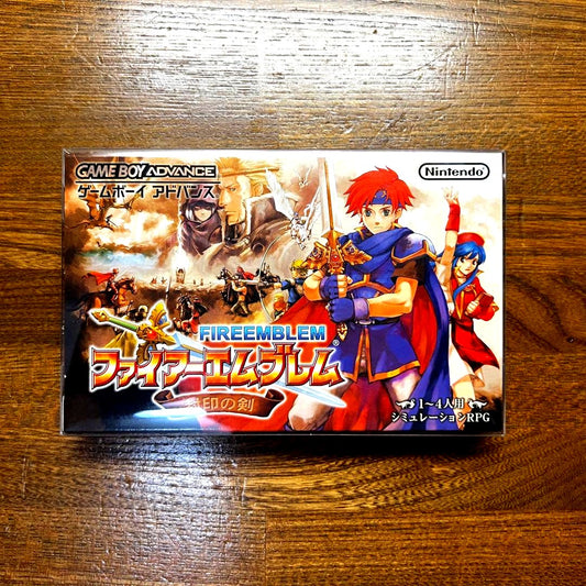 Fire Emblem Sealed Sword Game Boy Advance cartridge with opened box in almost new condition