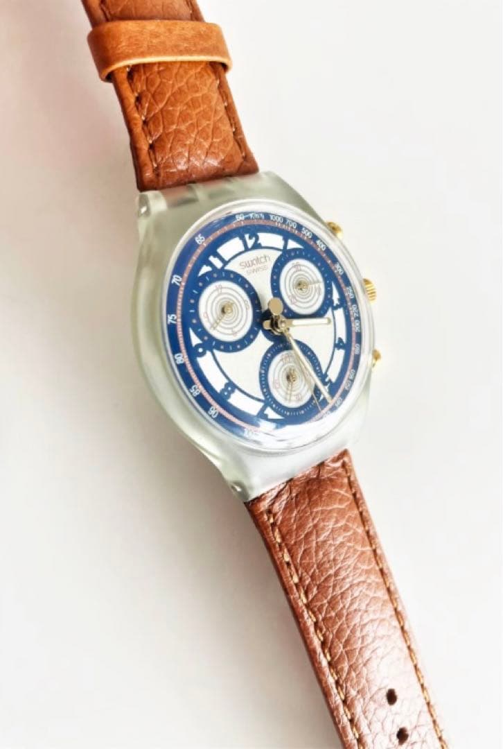 swatch 90s Swatch Chronograph Analog Men's — Japanese