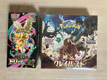 Pokemon Pokémon Card MEGA Dream ex Clear Burst with Shrink Pack 2-Set Box — Japanese