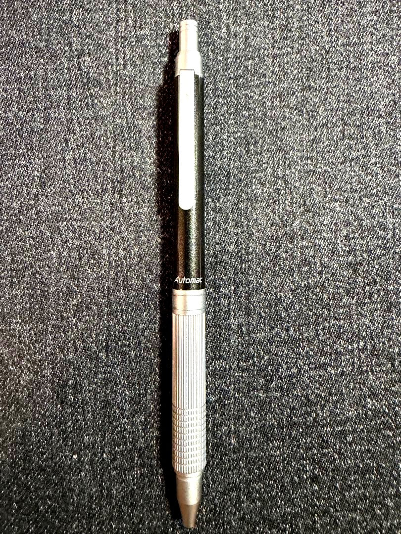 PILOT Automac sharp pencil body in black color with silver metallic roulette design