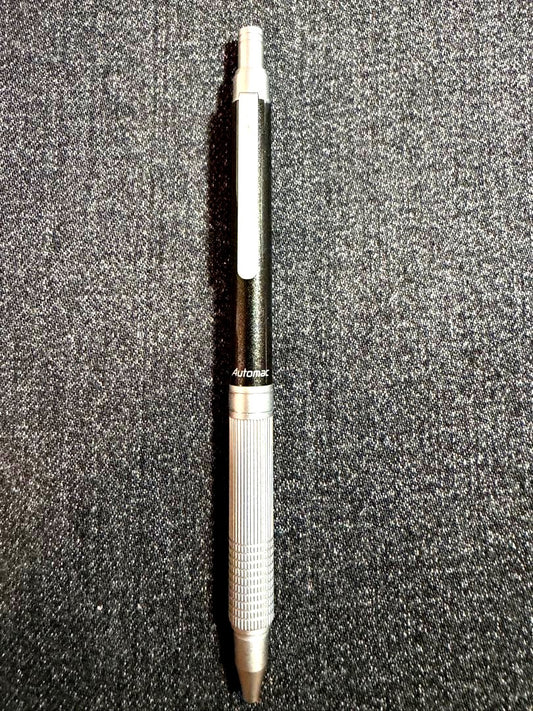 PILOT Automac sharp pencil body in black color with silver metallic roulette design