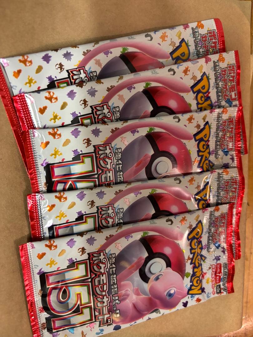 Pokemon Pokémon Card 151 Unopened Loose Pack 5 Pack Pack — Japanese