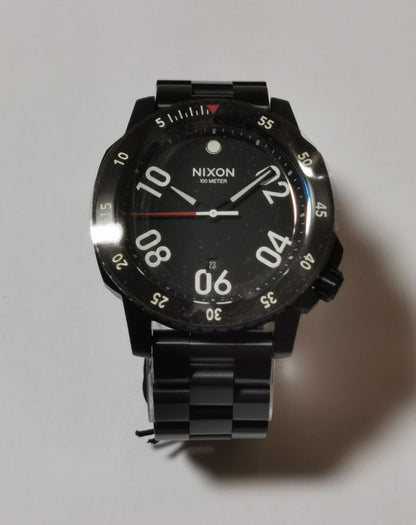 NIXON RANGER ALL BLACK Quartz Men's Watch — Japanese