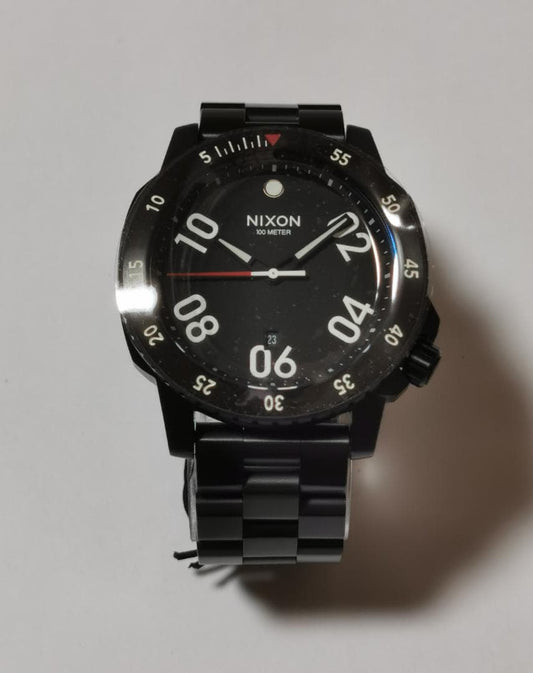 NIXON RANGER ALL BLACK Quartz Men's Watch — Japanese