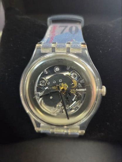 swatch Skeleton Quartz Memorabilia Men's — Japanese