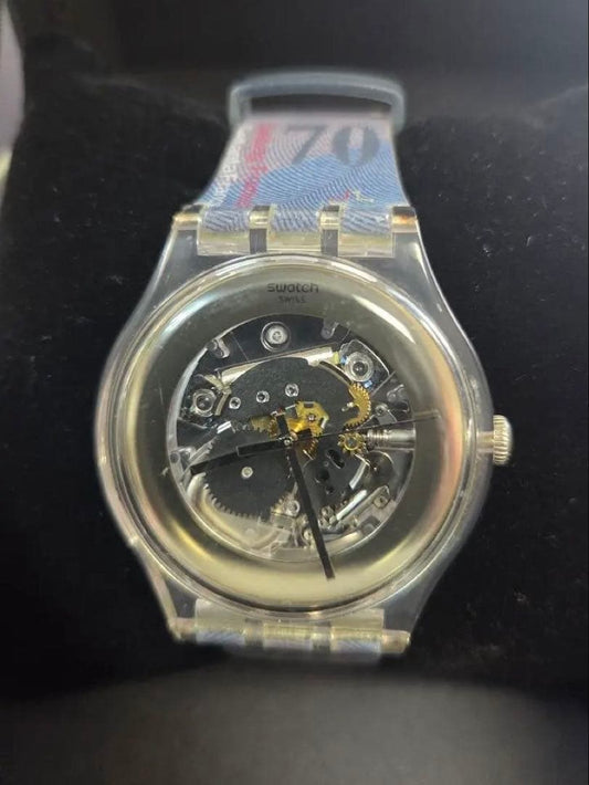 swatch Skeleton Quartz Memorabilia Men's — Japanese