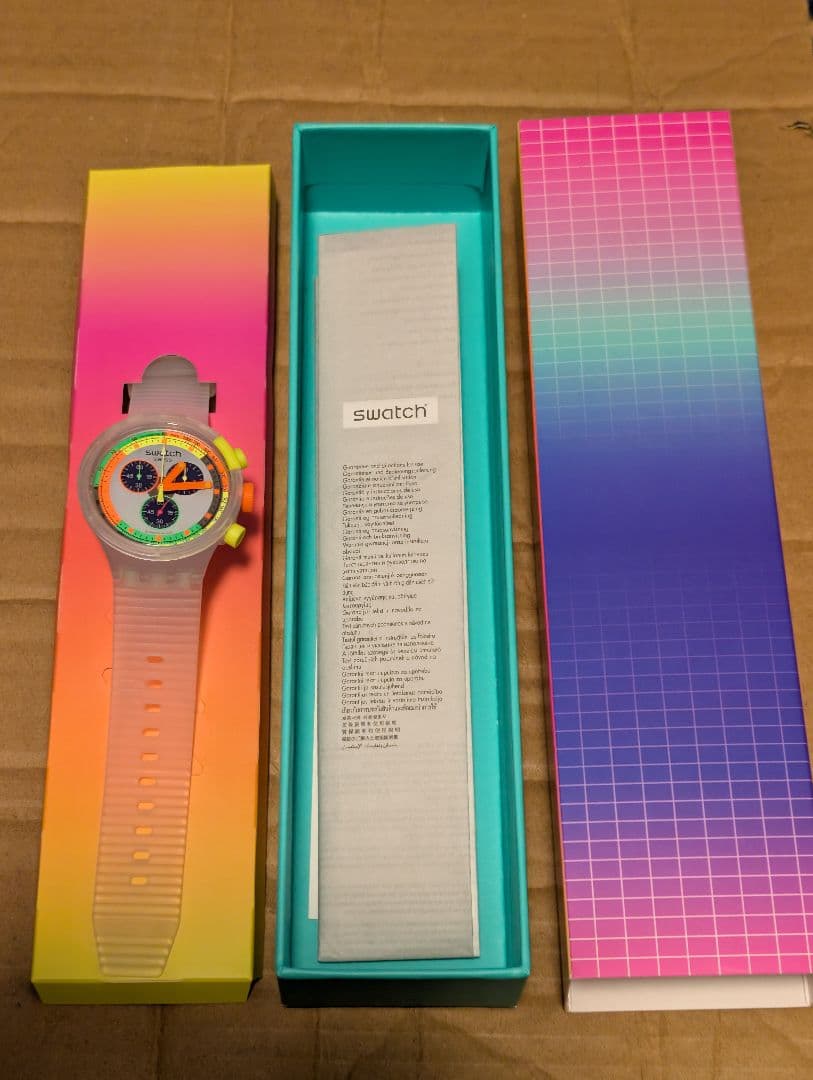 swatch SB02K100 Quartz Men's — Japanese