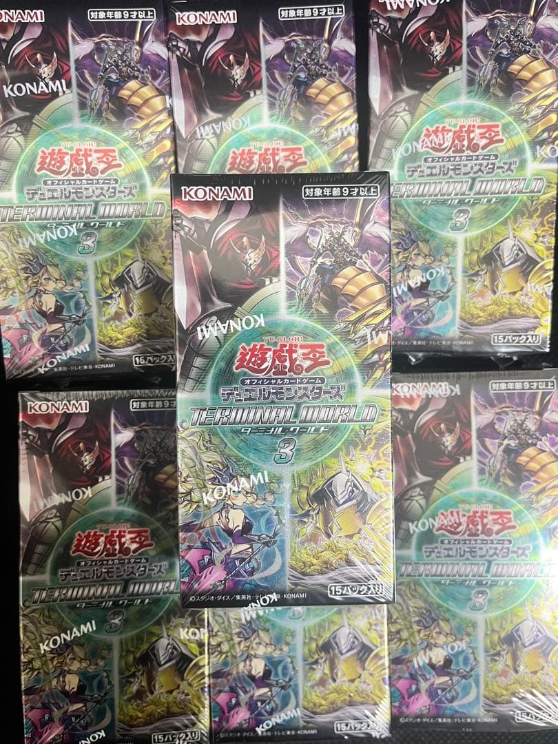 Yu-Gi-Oh Yu-Gi-Oh! OCG Terminal World 3 Box Unopened 7 Set Box — Japanese