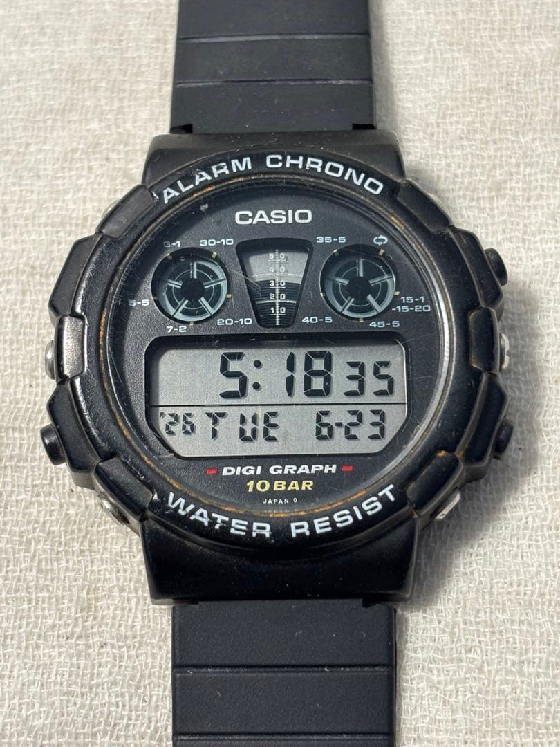CASIO DGW-30 Digital Men's Watch — Japanese