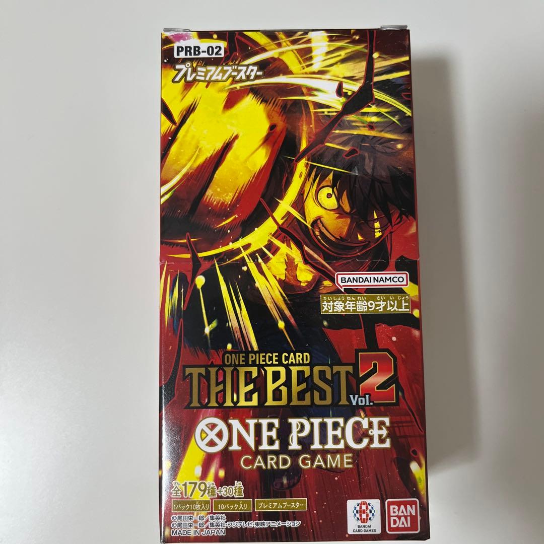 One Piece ONE PIECE CARD GAME THE BEST Vol.2 Box — Japanese