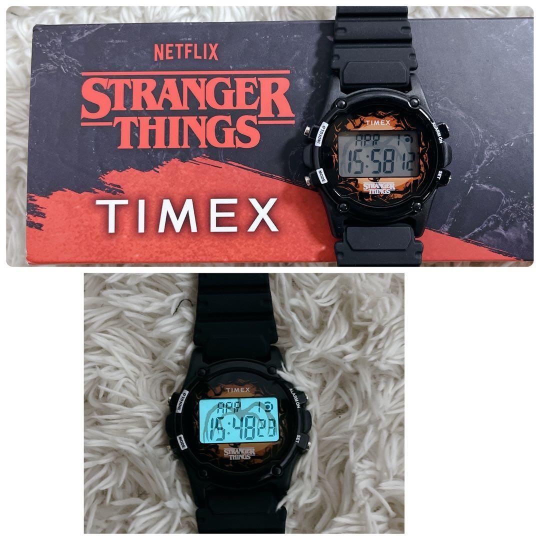 TIMEX Stranger Things Timex Collaboration Digital Men's Watch — Japanese