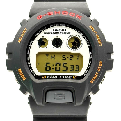 Casio G-Shock DW-6900 Fox Fire watch in fox fire color with minor stains in used excellent AB condition