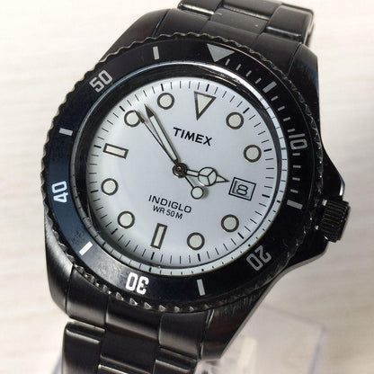 TIMEX INDIGLO Diver SBTR009 Quartz Men's Watch — Japanese