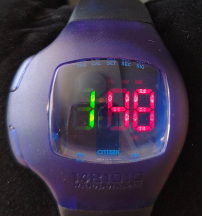 Citizen D400 Digital Men's Watch — Japanese