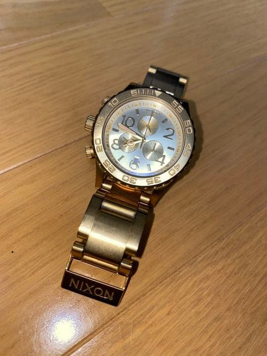 NIXON Gold 200m Waterproof Analog Men's Watch — Japanese