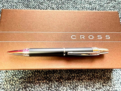 Brand new Cross ballpoint pen with sleek design, without packaging unless requested