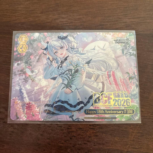 Weiss Schwarz Weiß Schwarz Happy 18th anniversary!!【White】 — Japanese