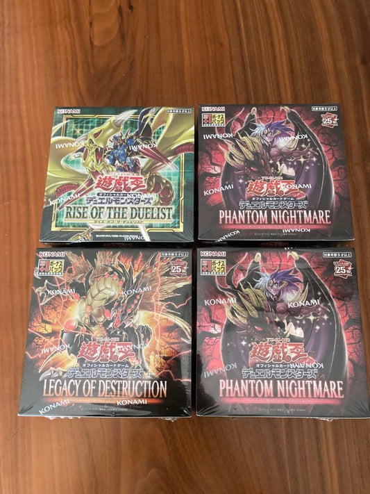 Yu-Gi-Oh Yu-Gi-Oh! OCG Card Pack Set 4 Types Box — Japanese