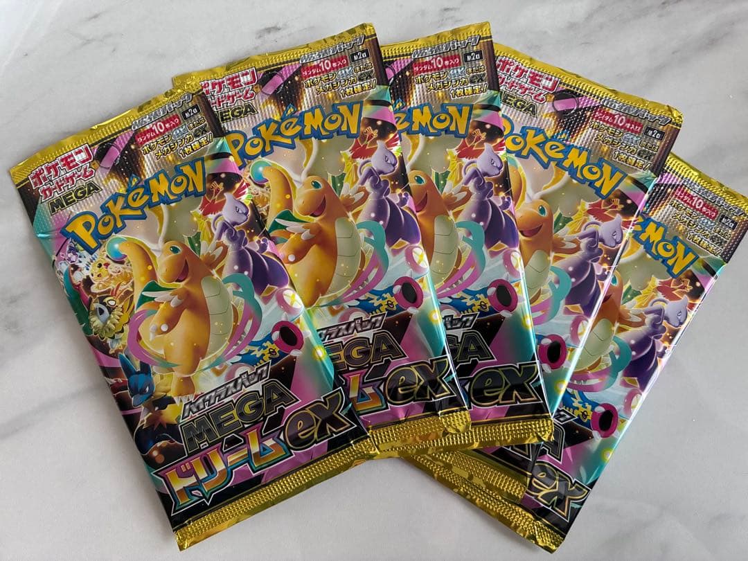Pokemon Pokémon Card Game Mega Dreamex 5 Pack Set Pack — Japanese