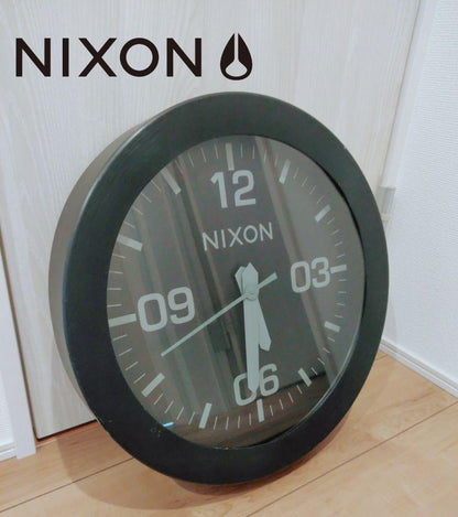 NIXON Large Wall Clock Men's Watch — Japanese