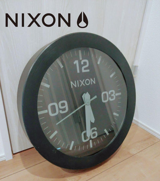 NIXON Large Wall Clock Men's Watch — Japanese