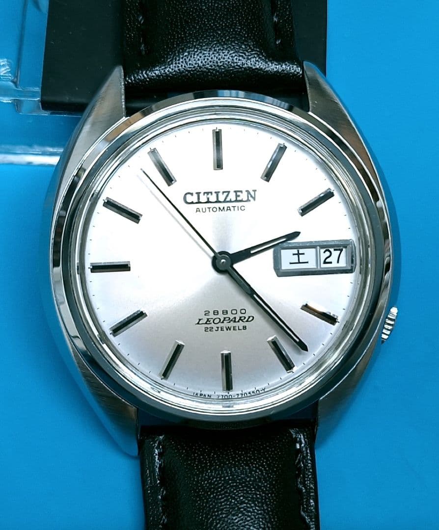 Citizen Leopal 22 Jewels Hi-Beat 28800 V157-0BX0 Automatic Men's Watch — Japanese